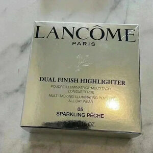 Lancôme-dual finish  highlighter-05 sparkling peach